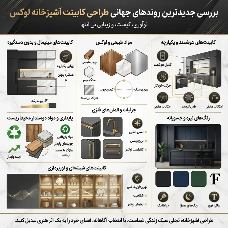 نکات مهم در پیاده سازی کابینت لوکس